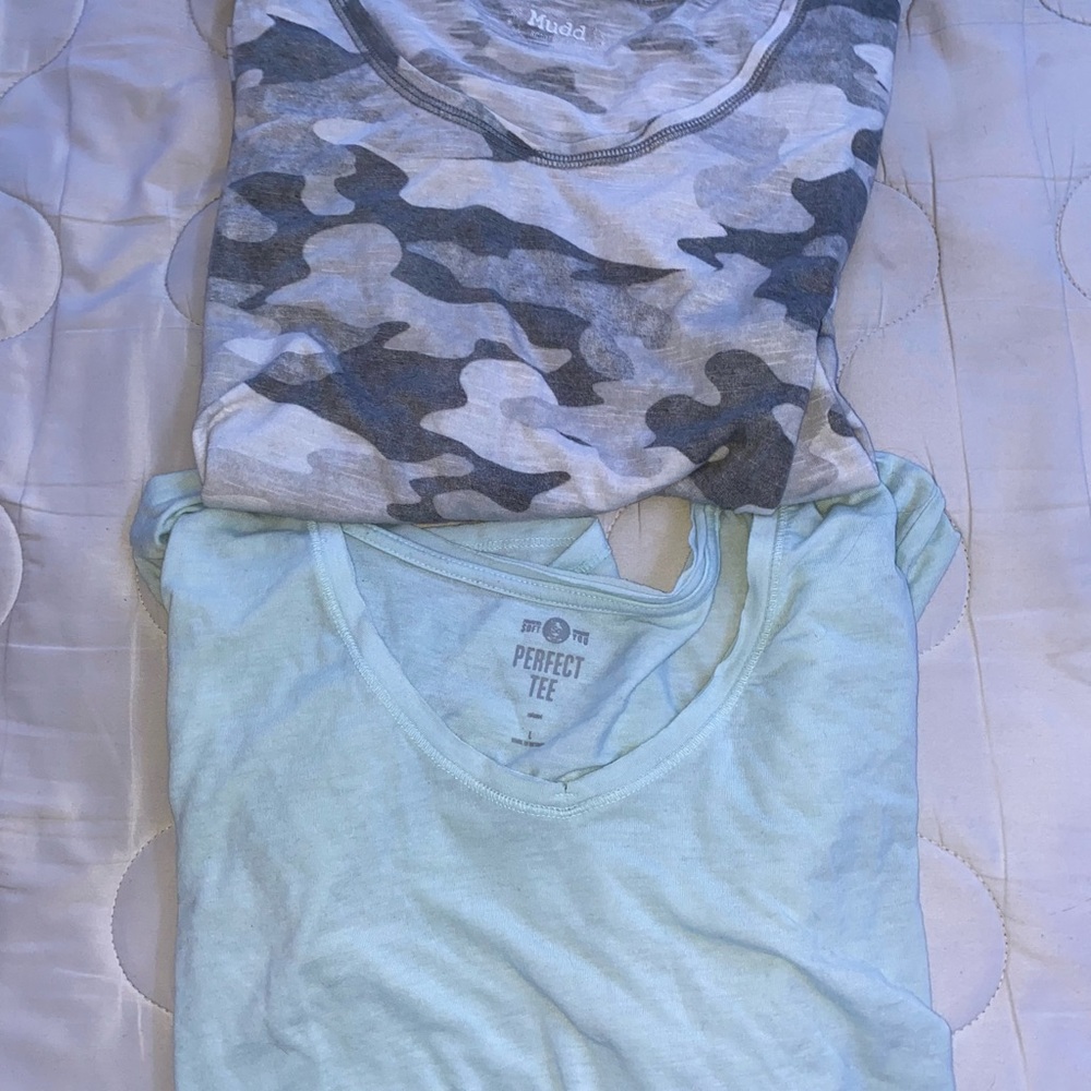 two mud t-shirt’s